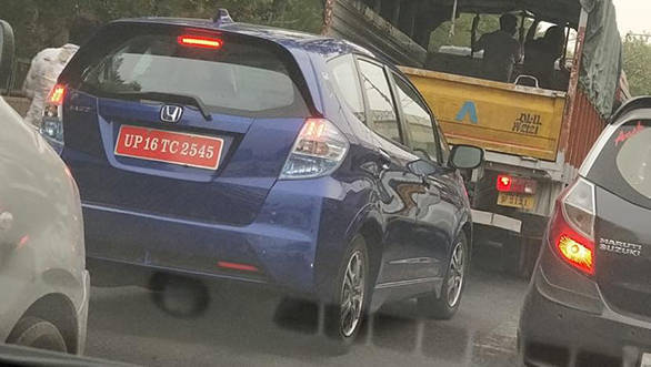 Honda Jazz Ev Spotted On Test In Delhi Could Be Launched In India