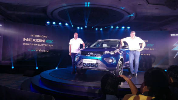 Image result for Tata Nexon Electric Vehicle Unveiled in India