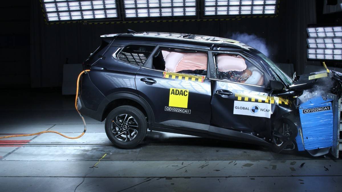 Kia Carens gets 3-star safety rating in Global NCAP crash test
