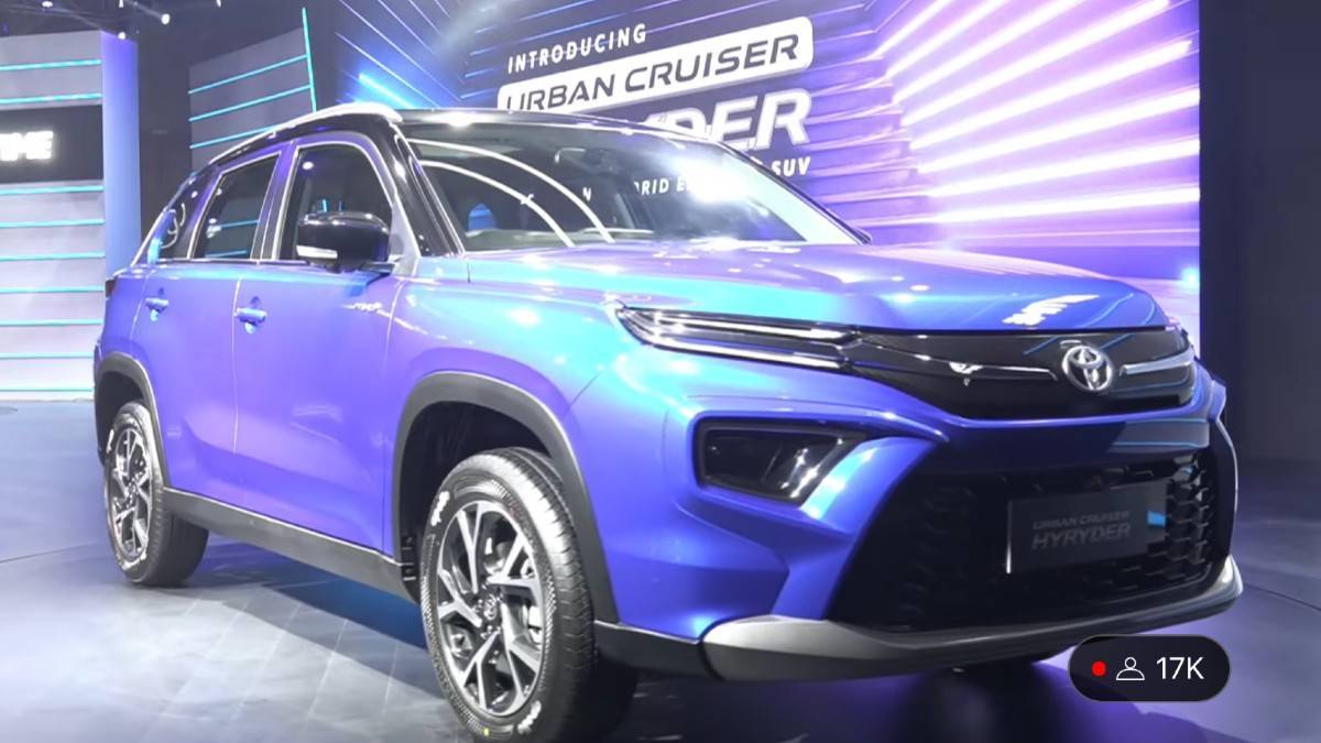 2022 Toyota Urban Cruiser Hyryder officially unveiled
