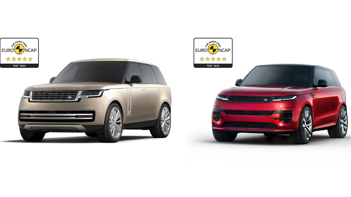 Range Rover and Range Rover Sport ace Euro NCAP safety test with a 5-star rating