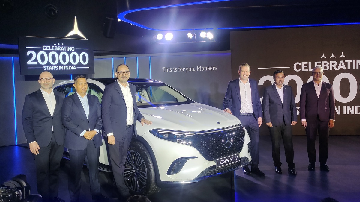 Mercedes-Benz EQS 450 launched at Rs 1.28 crore