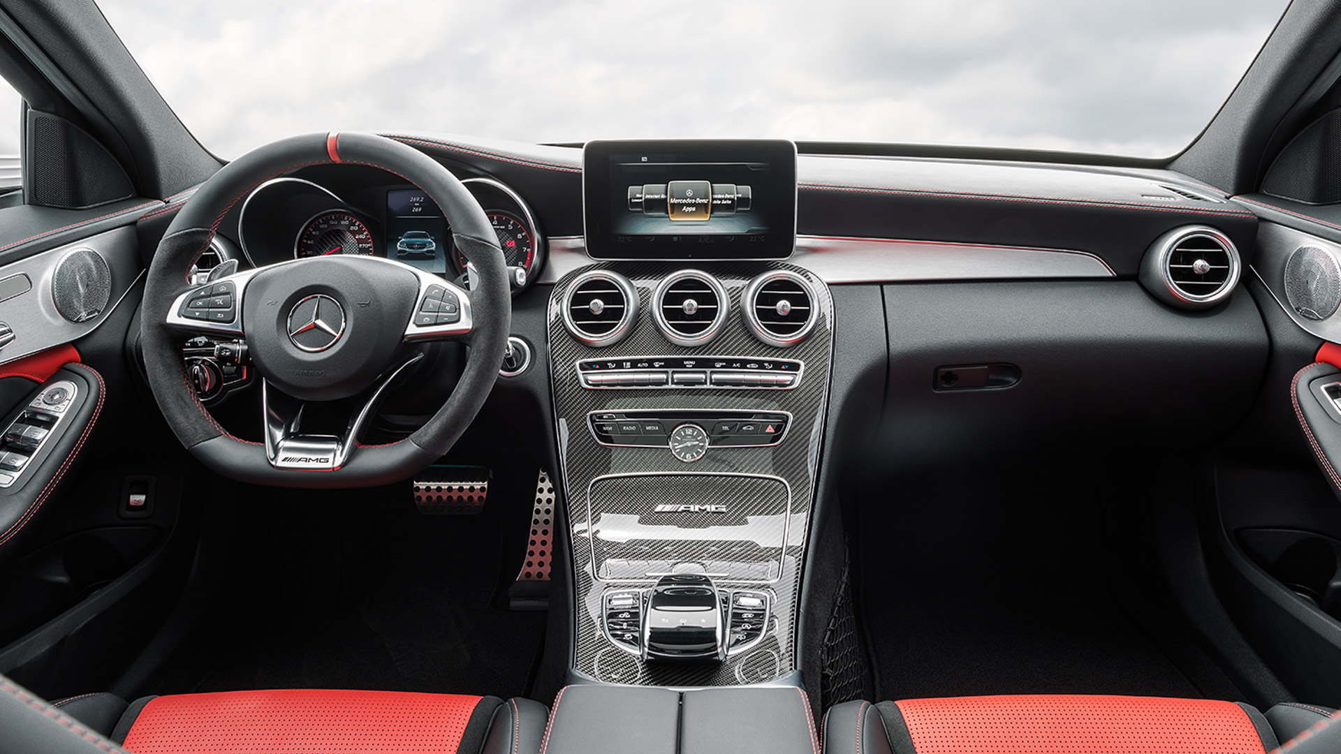 Mercedes Benz C 63 Amg 2015 S Interior Car Photos Overdrive