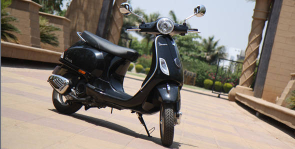 The new Vespa is priced at Rs 71,380 ex-Delhi