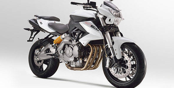 The four cylinder Benelli-BN600 is part of the line-up of vehicles coming to India