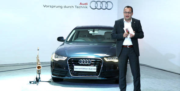 Michael Perschke with the special edition A6