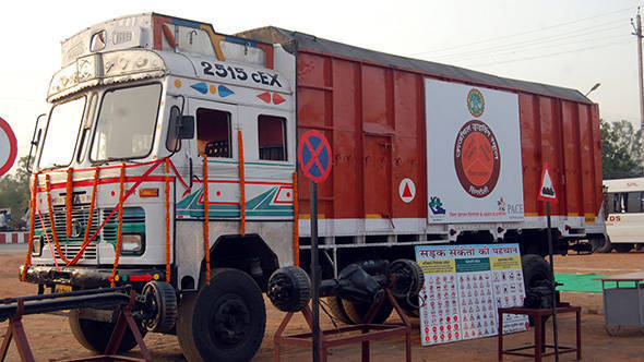 Tata's commercial vehicle driving centre in Singrauli