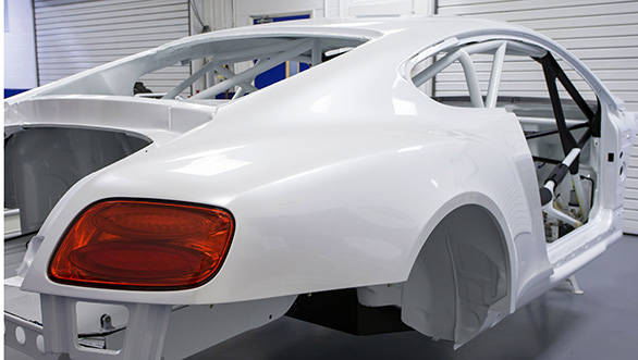 Bentley Continental GT3 is almost track-ready