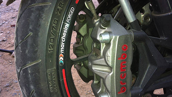 2012 Ducati Hypermotard Brembo monobloc brakes