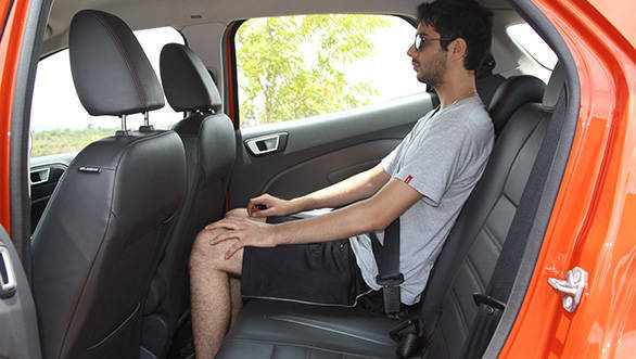 2013 Ford EcoSport in India rear seat space