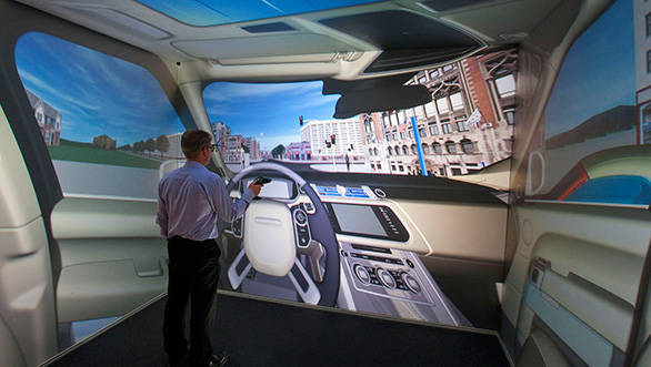 Jaguar Land Rover virtual simulation
