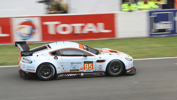 Allen Simonsen's number 95 Aston Martin