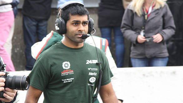 Karun Chandhok at the 2013 Le Mans