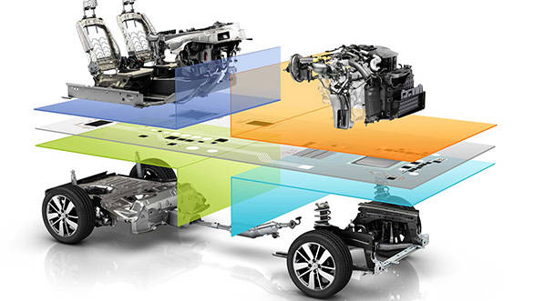Renault-Nissan Common Module Family diagram