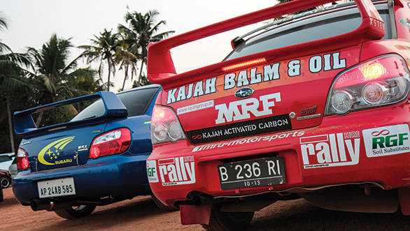 The road and rally Subaru Imprezas