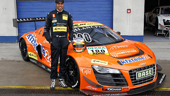 Aditya Patel with his Audi R8 LMS Ultra