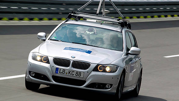 The automated driving system hopefully won't have that tripod on the roof.