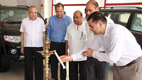 HM officials at the inauguration of the new showroom