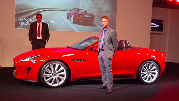 A clear view of the new Jaguar F-Type at launch in India