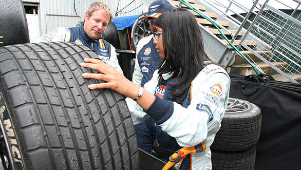 Conrad Porter explains to us the nuances of cleaning race car tyres