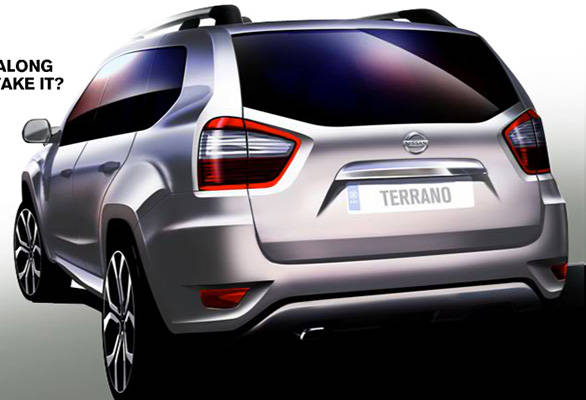 The Terrano's rear is significantly different than the Duster