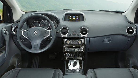 The 2013 Koleos also gets a reversing camera, hands-free card and a Bose system 