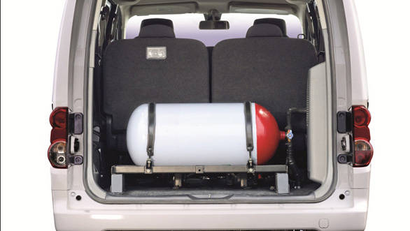 The CNG tank will compromise on the Stile's luggage space