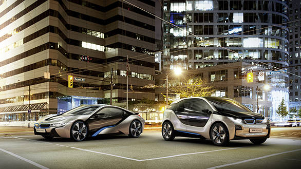 BMW i3 Concept and BMW i8 Concept 