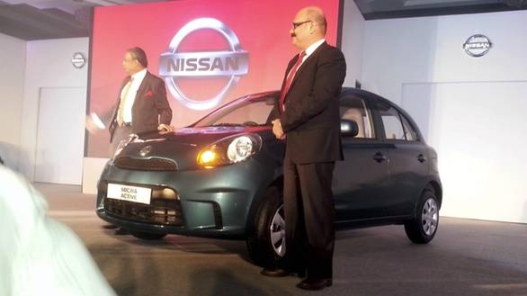 Nissan officials with the new Micra Active