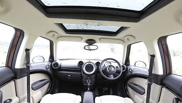 The interiors of the Mini are unconventional, yet user friendly