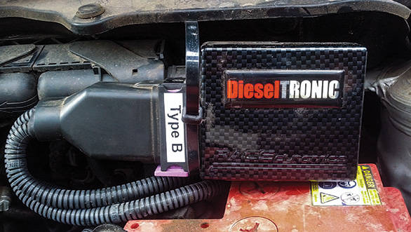 Dieseltronic (diesel performance box) as used on the Maruti Swift Dzire 