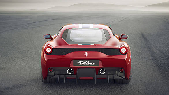 The Ferrari 458 Speciale clocked a lap time of just 1'23