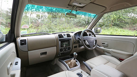 The LX's interior is identical to the SX trim,  as is the equipment on offer.
