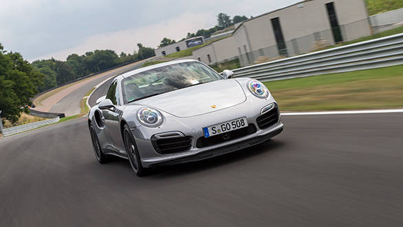 The Turbo S employs a rear wheel steering system