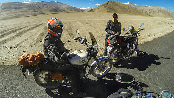 This year's ride had two routes. Both ended in Leh, but took different routes to get there