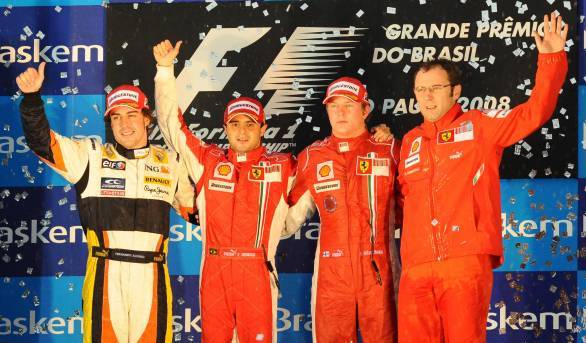 2008 when Massa very nearly won the championship