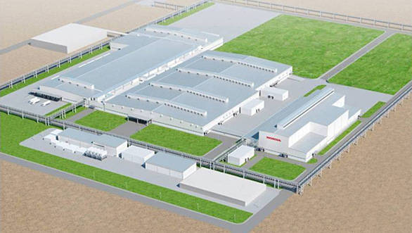 The layout of the new Honda CVT plant in Mexico