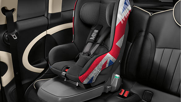 The new child seats, Mini says, provide greater safety and comfort for kids