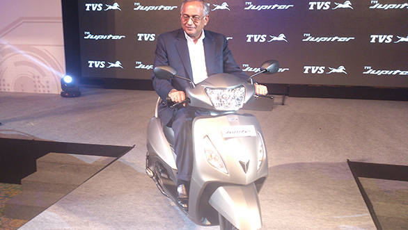 The Jupiter will be sold in the north of India, soon to be followed by a southern India launch around Diwali