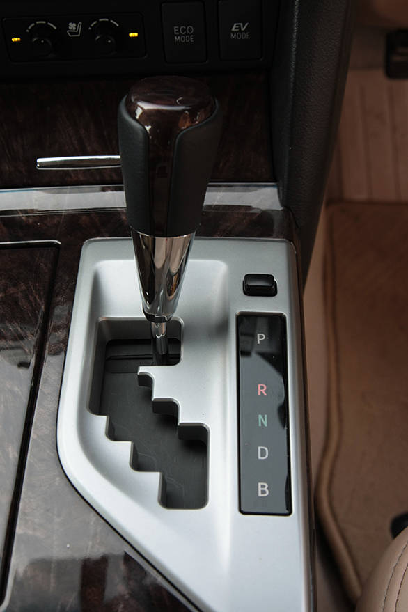 The Camry hybrid's automatic gearbox