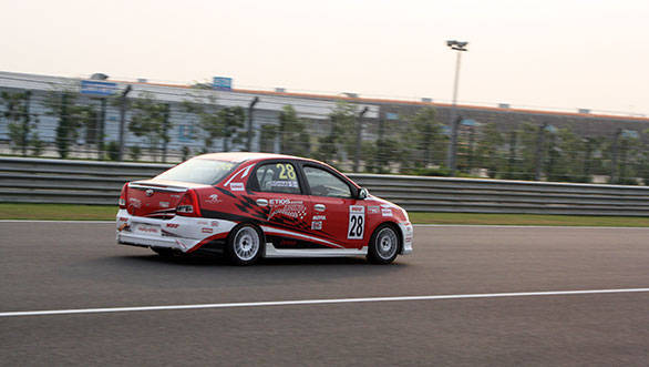 Rishaad in car no. 28 finished 8th in the championship