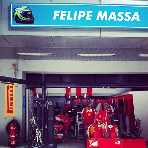This will be Felipe Massa's last race with Ferrari at the BIC
