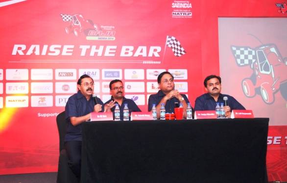 Organising committee of Mahindra presents BAJASAE India 2014 at press conference in Pune