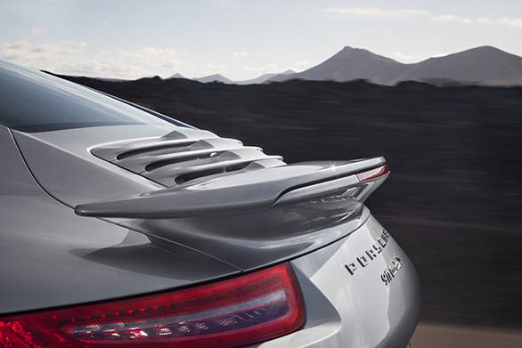 The rear spoiler also extends itself 25mm upwards above 120kmph and up a further 50mm in performance mode activated by pressing down the Sport Plus button