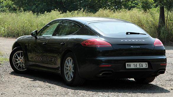 Cayman-like tailamps, a new bootlid and a larger spoiler make for a more palatable rear end