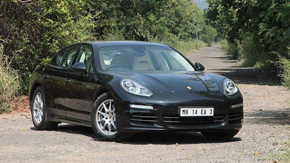Striking front end is instantly identifiable as a Porsche