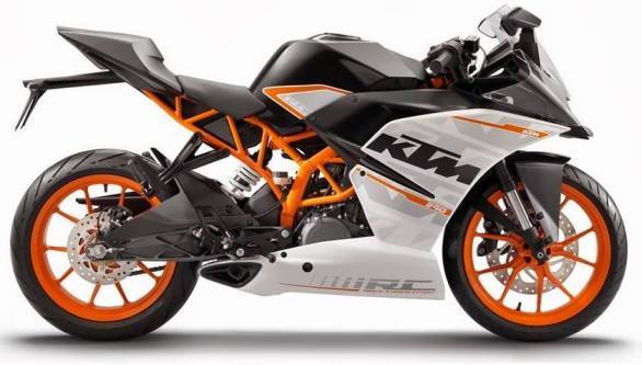 The KTM RC390