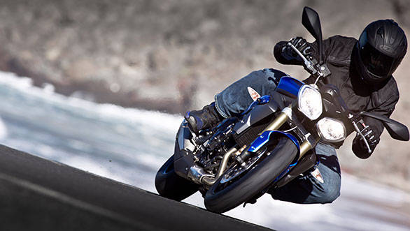 The upcoming 250cc bike features a design theme similar to the Street Triple featured here