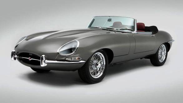The stretched Jaguar E-Type series I 4.2 roadster