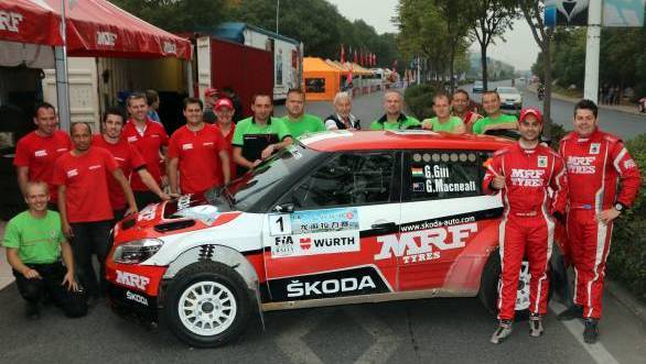 Gaurav Gill and co-drive Glenn MacNeall are 2013 Asia Pacific Rally Champions
